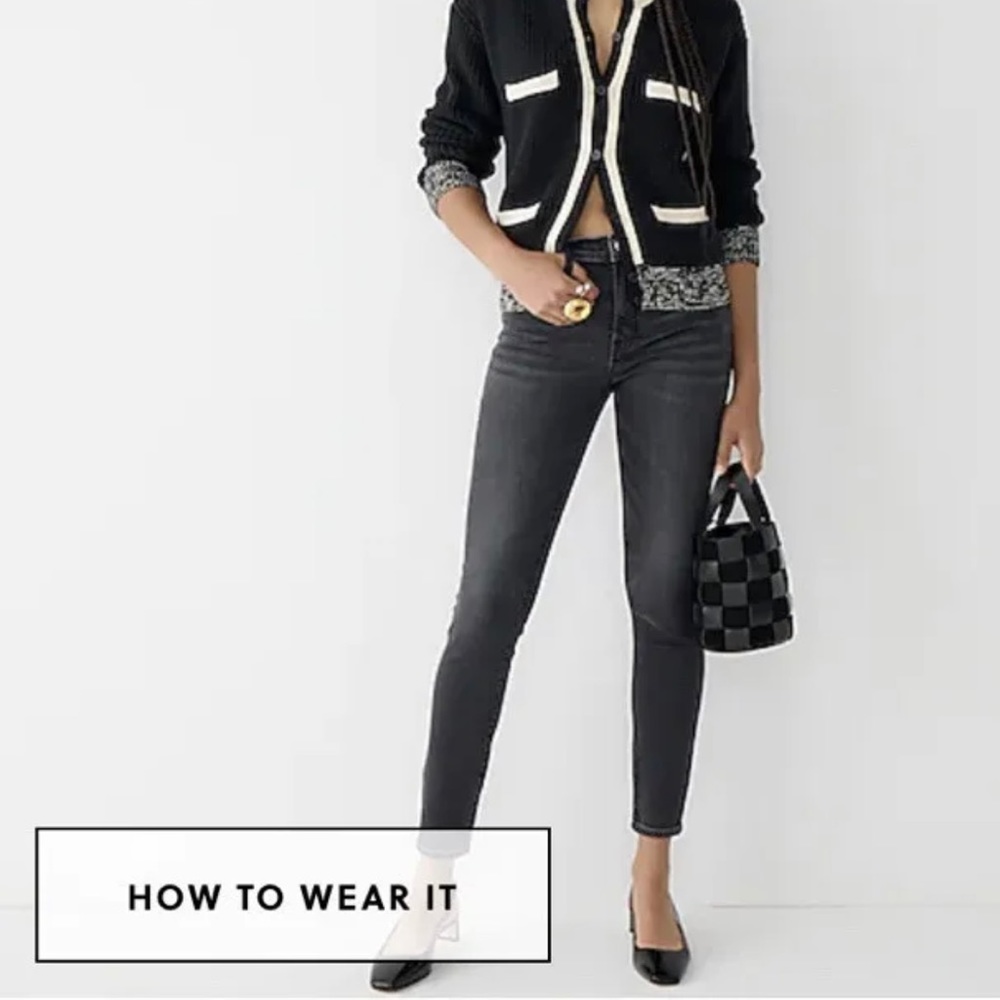 J. Crew Jeans Black Charcoal Wash | 27T | H3262